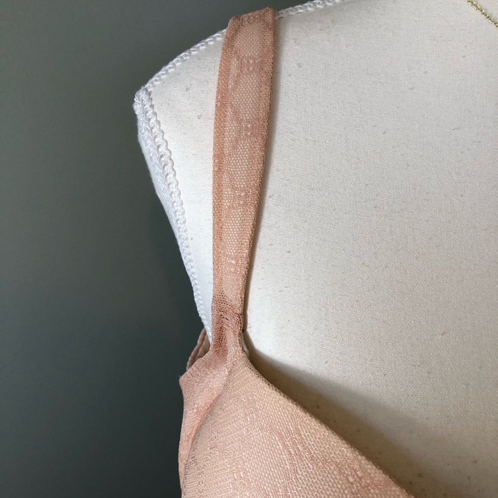 NWOT! Soma Stunning Support Geo Lace Full Coverage Padded Straps Bra 36DDD - Picture 7 of 11